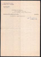 1944 Gróf Batthyány Lajos 1. számú Vitézi Törzsszék, 1. számú tisztiparancs, vitéz Földházy Pál ezre...