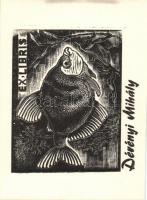 9db különböző méretű ex-libris