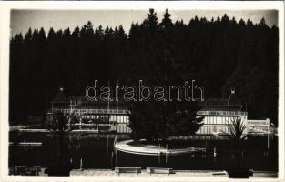 1937 Felsőzúgó-fürdő, Ruzsbachfürdő, Bad Ober Rauschenbach, Kúpele Vysné Ruzbachy; Strand, fürdő / spa, swimming pool, bath. Foto Pollyák photo
