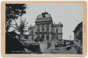 Abbazia, Opatija; Leseverein / Olvasóegylet / reading club. Stengel &amp; Co. board photo (16,5 x 10,7 cm) (non PC)