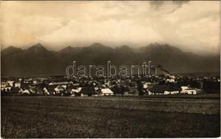 1963 Poprád (Tátra, Magas-Tátra, Vysoké Tatry); látkép / general view