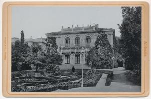 Abbazia, Opatija; Villa Angiolina. Stengel & Co. board photo (16,5 x 10,7 cm) (non PC)