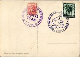 1938 März 13. Ein Volk, ein Reich, ein Führer! / Adolf Hitler, NSDAP German Nazi Party propaganda, m...