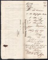 1857 Előfizetési fölhívás a Szépirodalmi Közlöny című új lapra, tájékoztató és előfizetési formanyom...