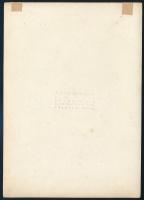 cca 1920 Révész és Bíró budapesti fényképészek pecsétjével ellátott, vintage sportfotó, ezüst zselat...