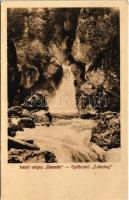 Gyilkos-tó, Ghilcos, Lacul Rosu; Gyilkos-tó "Zuhatag", vízesés. Kahan kiadása / Lacul ucigas Cascada / lake, waterfall