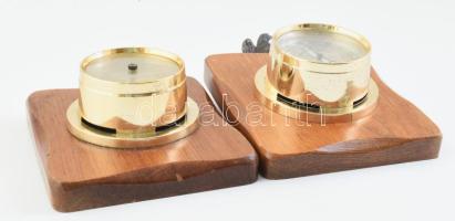 Springfield barometer és humidity meter, falra akasztható, sas motívummal, 21x13,5 cm