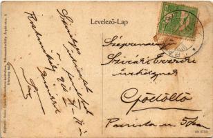 1911 Budapest XVI. Rákosszentmihály, Forrás fürdő, Római katolikus templom. Szűcs Győző kiadása (EK)