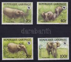 1988 WWF Elefántok sor Mi 1009-1012