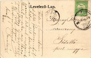 1908 Fogaras, Fagaras; Vártér. D. Thierfeld kiadása / castle square (EK)