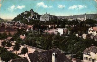 1913 Segesvár, Schässburg, Sighisoara; látkép / general view (fa)