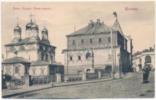 Moscow, Moscou; Maison des Boyards Romanoff / Palace of the Romanov Boyars