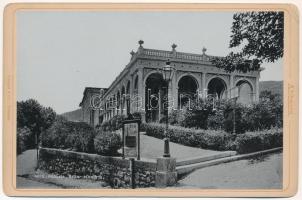 Abbazia, Opatija; Bazar Mandria. Stengel & Co. board photo (16,5 x 10,7 cm) (non PC) (EK)