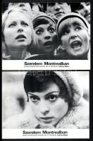 cca 1981 ,,Szerelem Montreálban" című kanadai film jelenetei és szereplői, 12 db produkciós fil...