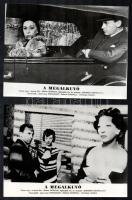 cca 1970 ,,A megalkuvó" című olasz - francia film jelenetei és szereplői, 9 db vintage produkci...