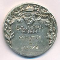 Sződy Szilárd (1878-1939) 1927. "Magyar Főiskolai Sportegyesületek Egyesülése 1907 / Bajnoki Ér...