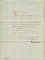 1933 Czakó Elemér könyvkiadó, író aláírt levele