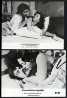 cca 1989 előtt, külföldön készült huszonhárom film egy-egy jelenete, 23 db vintage produkciós filmfo...