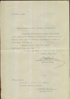 1944 Serédi Jusztinián érsek aláírt levele