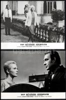 cca 1972 ,,Egy különös szerelem" című olasz film jelenetei és szereplői, (köztük Jean Seberg és...