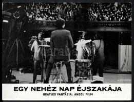 cca 1964 ,,Egy nehéz nap éjszakája - Beatles fantázia" című angol film jelenetei és szereplői, ...