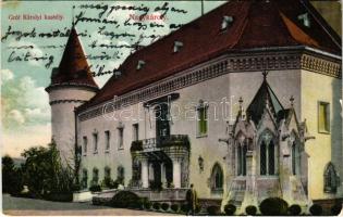 1909 Nagykároly, Carei; Gróf Károlyi kastély. Eigner Simon kiadása / castle (EK)