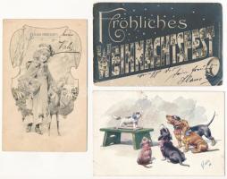 52 db RÉGI motívum képeslap, kb a fele századforduló előtti / 52 pre-1945 motive postcards, cca. hal...