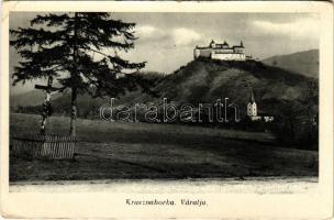 1939 Krasznahorkaváralja, Krásnohorské Podhradie; Krasznahorka vára. Özv. Mariska Györgyné kiadása / Hrad Krásna Horka / castle (EK)
