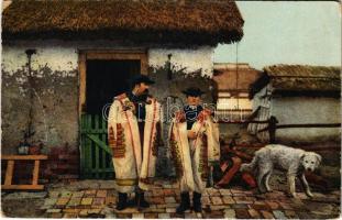 Hortobágy, Élet a Hortobágyon, A számadó és fia, magyar folklór (fa)