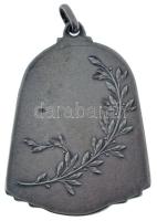 Belgium 1930. "Nemzetközi Sportkiállítás, Liége" kétoldalas, ezüstözött bronz érem fülllel...