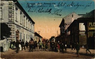 1929 Kisvárda, Deák Ferenc utca, üzlet, gyógyszertár. Berger Ignác és fia kiadása (Rb)