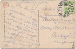 1916 Debrecen, Nagyerdei park és vízgyógyintézet. Vasúti levelezőlapárusítás 8548. (EB)