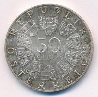 Ausztria 1974. 50Sch Ag "Bécsi Nemzetközi Kertészeti Kiállítás" T:AU patina 
Austria 1974...