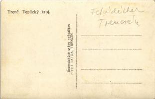 Trencsénteplic, Trencianske Teplice; Népi zenekar. Foto Tatra / folk music band