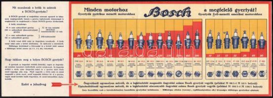 cca 1920-1930 Bosch 5 perc alatt gyertyaszakértő! Kihajtható jármű gyújtógyertya prospektus