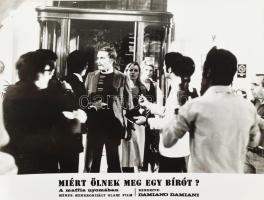 cca 1975 ,,Miért ölnek meg egy bírót? - A maffia nyomában" című olasz film jelenetei és szerepl...