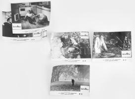 cca 1976 ,,Omen" című amerikai horror film jelenetei és szereplői, 11 db vintage produkciós filmfotó ezüst zselatinos fotópapíron, a használatból eredő (esetleges) kisebb hibákkal, 18x24 cm