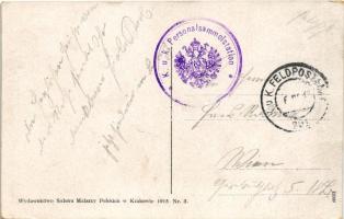 1916 Przemysl, Ul. Mickiewicza i Kolejowa / Mickiewicz- und Bahngasse / streets (EK) + "K.u.K. ...