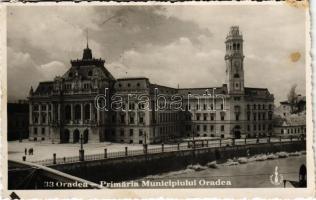 1936 Nagyvárad, Oradea; Primaria / városháza / town hall (fl)