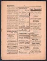 1942 Budai Krónika 4. évf. 25. sz., 1942. jún. 24., kisebb lapszéli szakadásokkal, 8 p