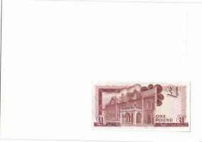 Gibraltár 1983. 1Ł dekoratív, nagyalakú bankjegyes, bélyeges borítékon, bélyegblokkal T:I