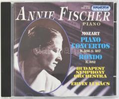 Mozart, Annie Fischer, Budapest Symphony Orchestra, Ervin Lukács - Piano Concertos K. 466; 467 / Rondo K. 382. CD, Hungaroton - HCD 31492, Hungary, 1994