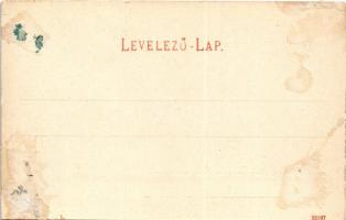 Balatonszemes, Falu-Szemes; utca és lovaskocsik. Balázsovich Gyula kiadása (Rb)