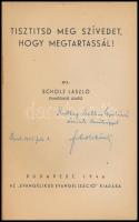 Scholz László: Tisztítsd meg szívedet, hogy megtarthassál! Bp., 1946, Evangélikus Evangélizáció (Syl...