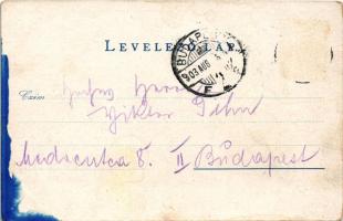 1903 Szomolány, Smolenice; vár. Back Gábor kiadása Nádason / hrad / castle. Skrovanek, Schreiber chm...