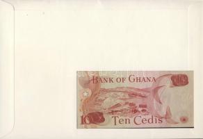 Ghána 1978. 10C dekoratív, nagyalakú bankjegyes, bélyeges borítékon, elsőnapi bélyegzővel T:I