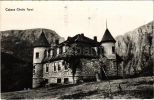 Tordai-hasadék, Cheile Turzii, Torda, Turda; Cabana / menedékház / tourist house, chalet (kis szakadás / small tear)