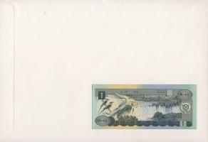 Etiópa 1976. 1B dekoratív, nagyalakú bankjegyes, bélyeges borítékon T:I