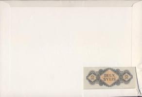 Guinea 1981. 2S dekoratív, nagyalakú bankjegyes, bélyeges borítékon, boríték sérült T:I