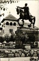 1967 Topánfalva, Topersdorf, Cimpeni, Campeni; Statuia lui Avram Iancu / Avram Iancu szobor, emlékmű / statue, monument (EB)